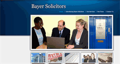 Desktop Screenshot of bayersolicitors.co.uk